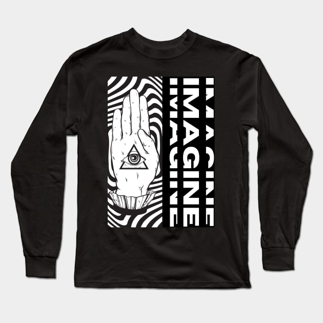 Imagine Long Sleeve T-Shirt by AstroB0y